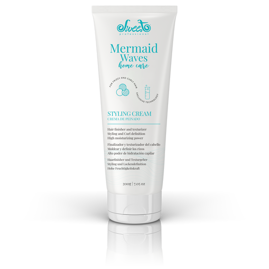 Mermaid Styling Cream: Leave-In Definition & Antioxidant Protection (Home Care) - 230g